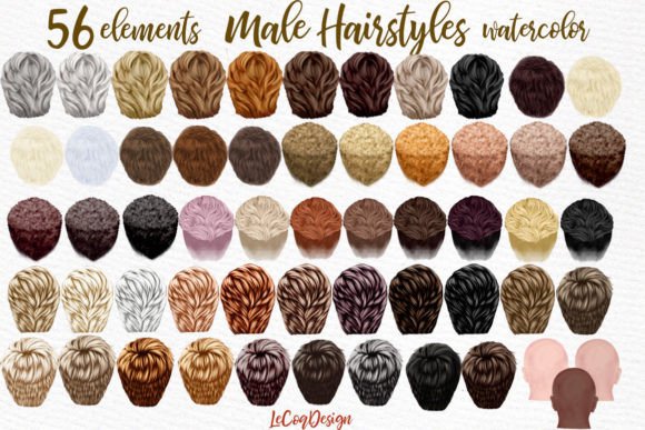 Download Male Hairstyles Man Hairstyles Clipart - Premium Resources