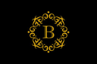 Download B Letter Logo Gold - Letter Collection