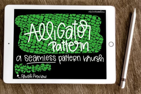 Download Alligator Skin Procreate Brush - Premium Resources