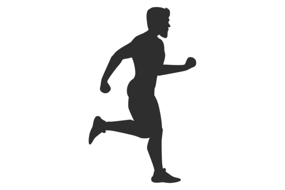 Download Sportsman Running Black Logo. Marathon a - Marathon Collection